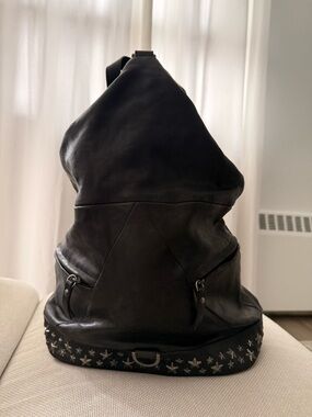 Vintage Jimmy Choo Fitzroy stars leather backpack 2014-2016